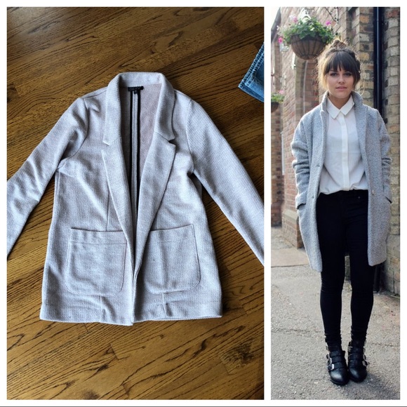 Topshop Jackets & Blazers - TopShop Soft Pink Jacket